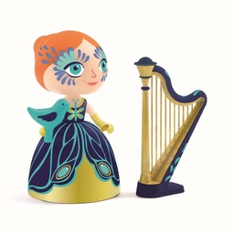 [3070900067714] Elisa and Ze Harp Doll Djeco