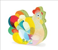 [3070900072060] * Raoul the Hen (Silhouette 24pcs Puzzle) Djeco (Jigsaw)