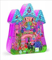 [3070900072466] Fairy Castle (Silhouette 54pcs Puzzle) Djeco (Jigsaw)