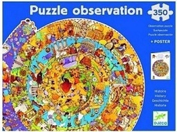 [3070900074705] Observation History Puzzle 350 Piece Djeco (Jigsaw)