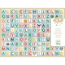 [3070900090781] Alphabet stickers