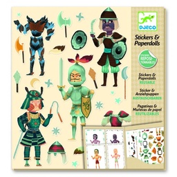 [3070900096936] Stickers and Paperdolls Knights