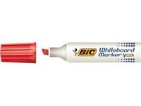 [3086123232082] Whiteboard Marker Red Chisel Metal Velleda