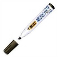 [3086129999651] Whiteboard Marker Black Chisel Velleda Bic
