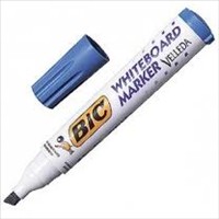 [3086129999668] Whiteboard Marker Blue Chisel Velleda Bic