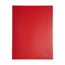 [3130630085652] Display Book 60 Pocket Red Exacompta