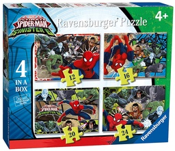 [4005556068678] Puzzle (4 in box) Spiderman (Jigsaw)