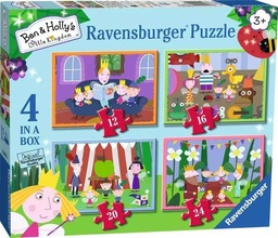 [4005556069576] Puzzle 4 in a box Ben and Holly Ravensburger (Jigsaw)