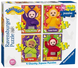 [4005556070909] Puzzle (4 in box) Teletubbies (Jigsaw)