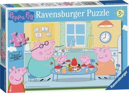 [4005556086283] Puzzle Peppa Pig Family Time 35pcs