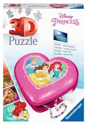 [4005556112340] Puzzle 3D Heart Box Disney Princess