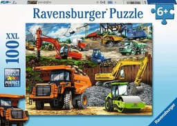 [4005556129737] Puzzle 100pc Construction Vehicles
