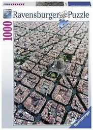 [4005556151875] Barcelona From Above Ravensburger Puzzle 1000pc