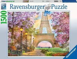 [4005556160006] Puzzle Paris Romance 1500pc Ravensburger (Jigsaw)