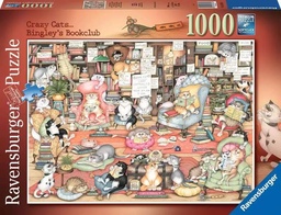 [4005556167654] Puzzle Crazy Cats....Bingley's Bookclub 1000pcs Rasvensburger
