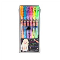 [4010070232436] Neon Gel Pen Set , 6 Colours Top Model