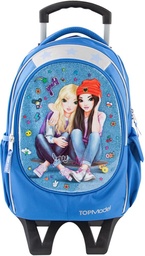 [4010070330446] Schoolbag Top Model With Wheels Blue