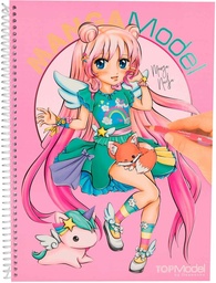 [4010070348458] Manga Model Colouring Book