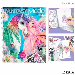 [4010070374136] Create Your Fantasy Model Colouring Book