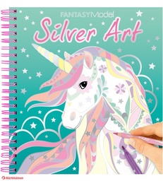 [4010070412234] Fantasy Model Silver Art Colouring Book