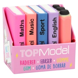 [4010070428273] TopModel Eraser Set Mini School books Depesche