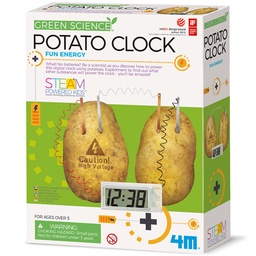 [4893156032751] Potato Clock (Green Science) (4M Science)