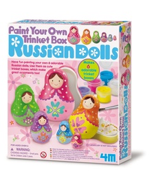 [4893156046178] Paint Your Own Trinket Box -Russian Dolls