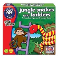 [5011863102041] Jungle Snakes and Ladders Mini Game (Orchard Toys)