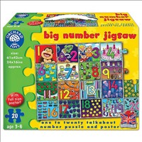 [5011863301734] Big Number Jigsaw Orchard Toys