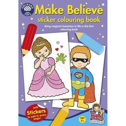 [5011863501257] *Make Believe Sticker Colouring Book