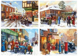 [5012269050431] Jigsaw Puzzle Winter About Town 4 by 500 Piece