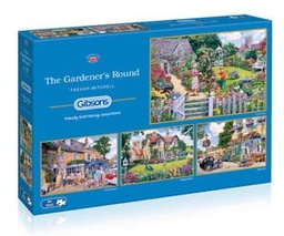 [5012269050479] Puzzle 4x500pcs The Gardners Round (Jigsaw)
