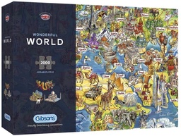 [5012269080186] Jigsaw Puzzle Wonderful World 2000 Piece
