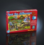 [5012822016706] Dino Park (Spot the Difference 100 Piece Jigsaw)