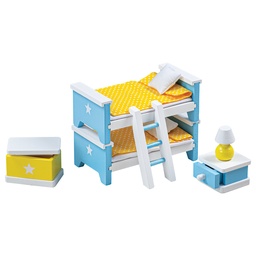 [5012824002233] Children's Bedroom (Doll's Furniture) Tidlo