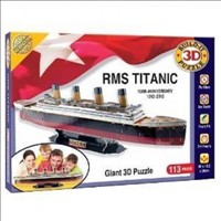 [5015766002330] 3D Puzzle RMS Titanic Giant 113Pcs (Jigsaw)