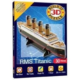 [5015766002446] RMS Titanic Mini 3D Puzzle (Jigsaw)