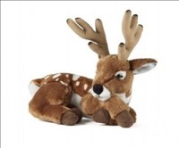 [5037832002532] Plush Deer with Antlers Keycraft